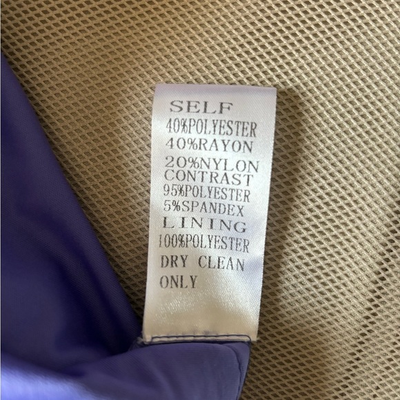 Stunning dress periwinkle color with sequins by TADASHI SHOJI size 10 worn once - Picture 7 of 14